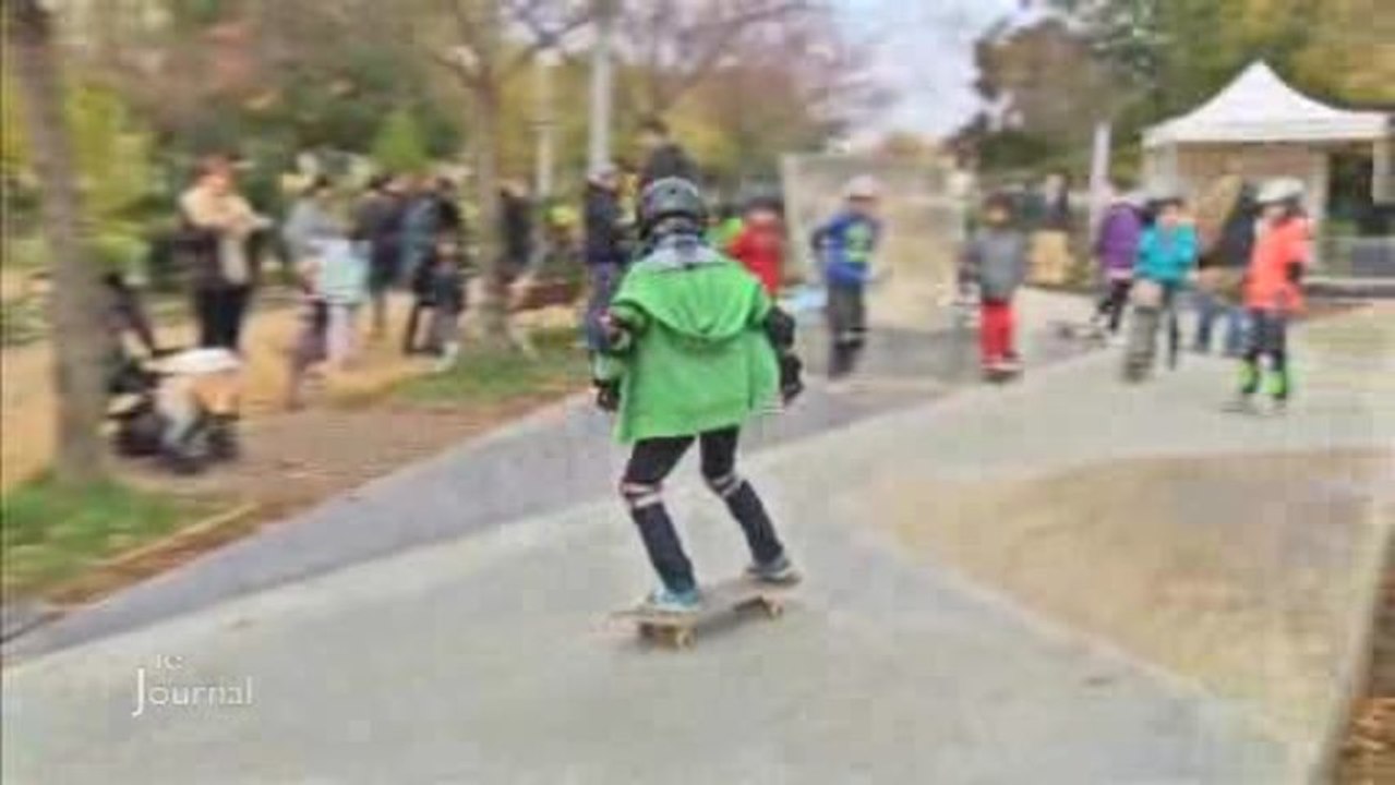 Inauguration du skate park square Bayard (La Roche-sur-Yon)