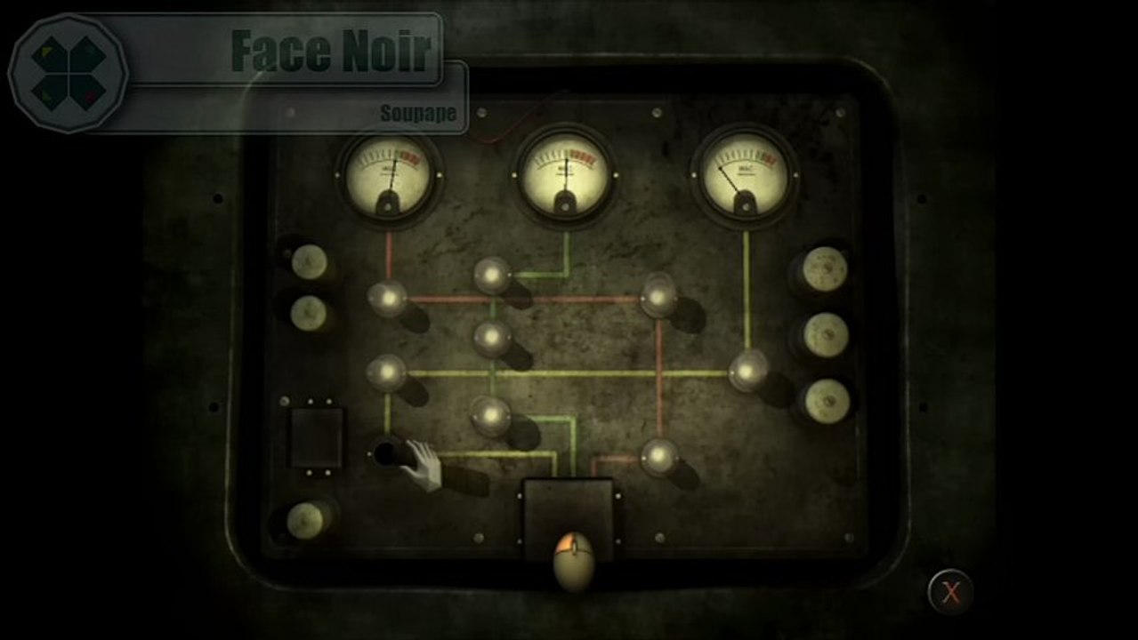 Face Noir - Solution  Enigme de la Soupape