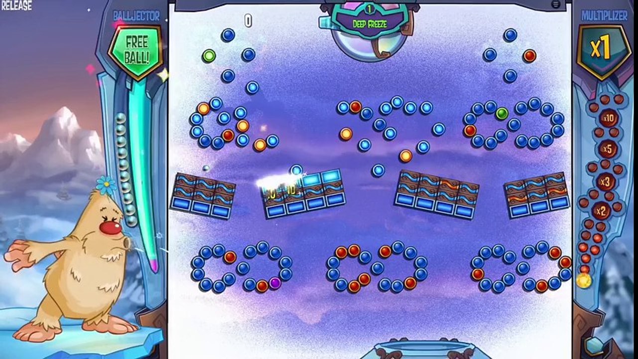 Peggle 2 - Maître Berg en action