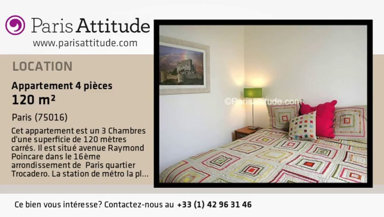 Appartement 3 Chambres à louer - Victor Hugo, Paris - Ref. 2236