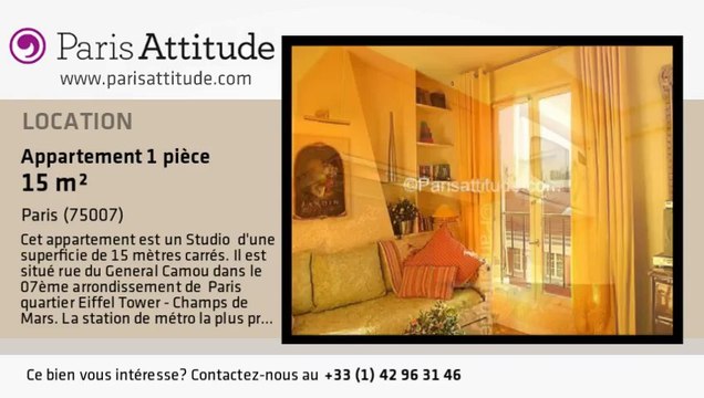 Appartement Studio à louer - Tour Eiffel, Paris - Ref. 1874