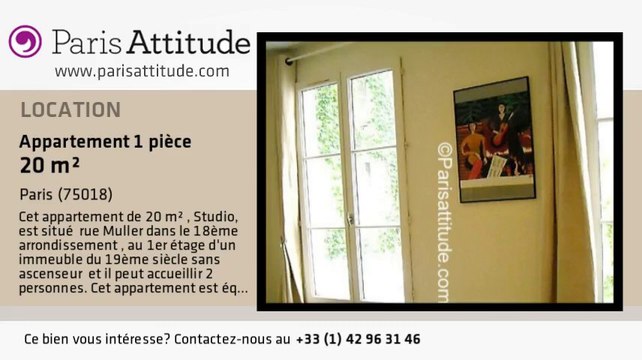 Appartement Studio à louer - Sacré Cœur, Paris - Ref. 4858
