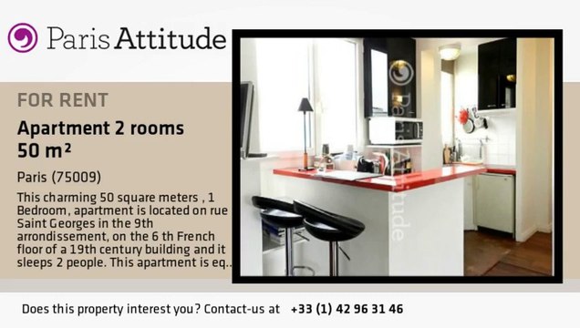 1 Bedroom Apartment for rent - Notre Dame de Lorette, Paris - Ref. 8540