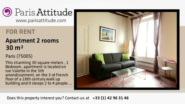 1 Bedroom Apartment for rent - Panthéon/Sorbonne, Paris - Ref. 8536