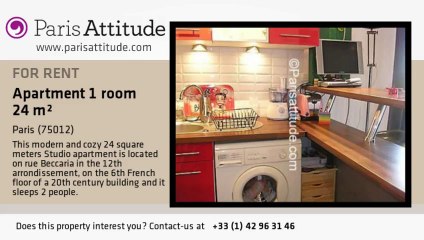 Studio Apartment for rent - Ledru-Rollin, Paris - Ref. 4306