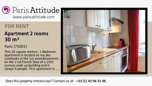 1 Bedroom Apartment for rent - Centre George Pompidou, Paris - Ref. 2983