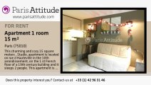 Studio Apartment for rent - Grands Boulevards/Bonne Nouvelle, Paris - Ref. 8532