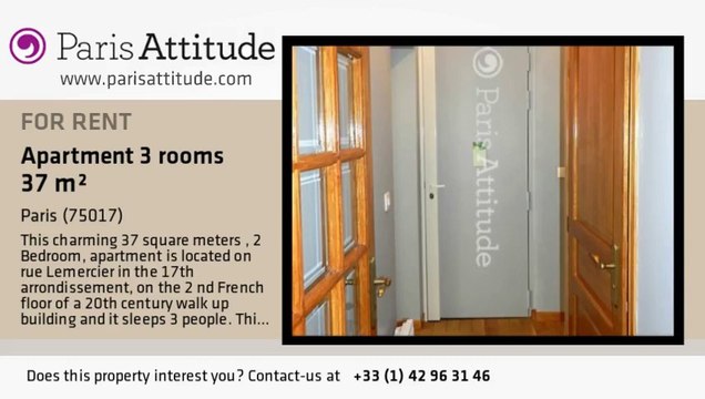 2 Bedroom Apartment for rent - Batignolles, Paris - Ref. 8313