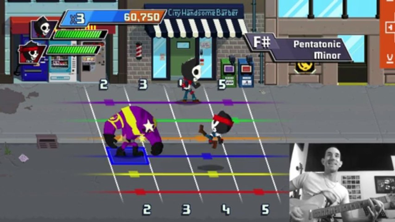 Scale Warriors - Rocksmith 2014 - Guitarcade - Mini Game - Guitar Video Game