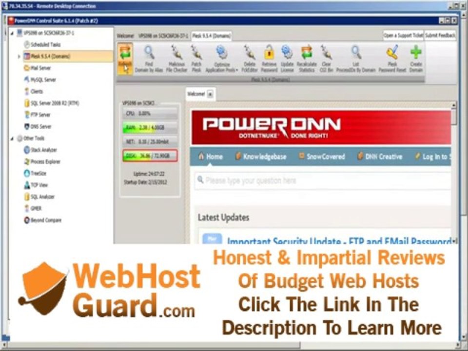 DotNetNuke Tutorial - Great hosting tool - PowerDNN Control Suite - part 2/3 - Video #311