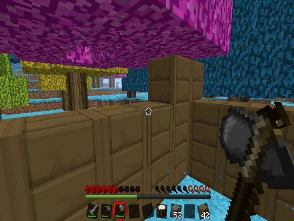 minecraft   terraria3D 1серия "первая коробка"