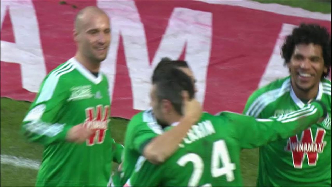 But Loïc PERRIN (76ème) - AS Saint-Etienne - Stade de Reims - (4-0) - 30/11/13 (ASSE - SdR)