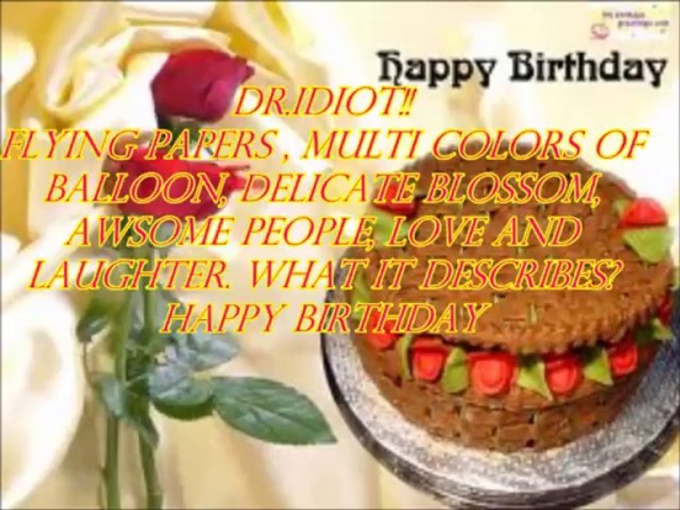 Happy birthday