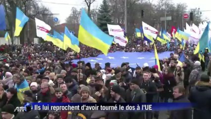 Ukraine: des dizaines de milliers de manifestants pro-UE à Kiev