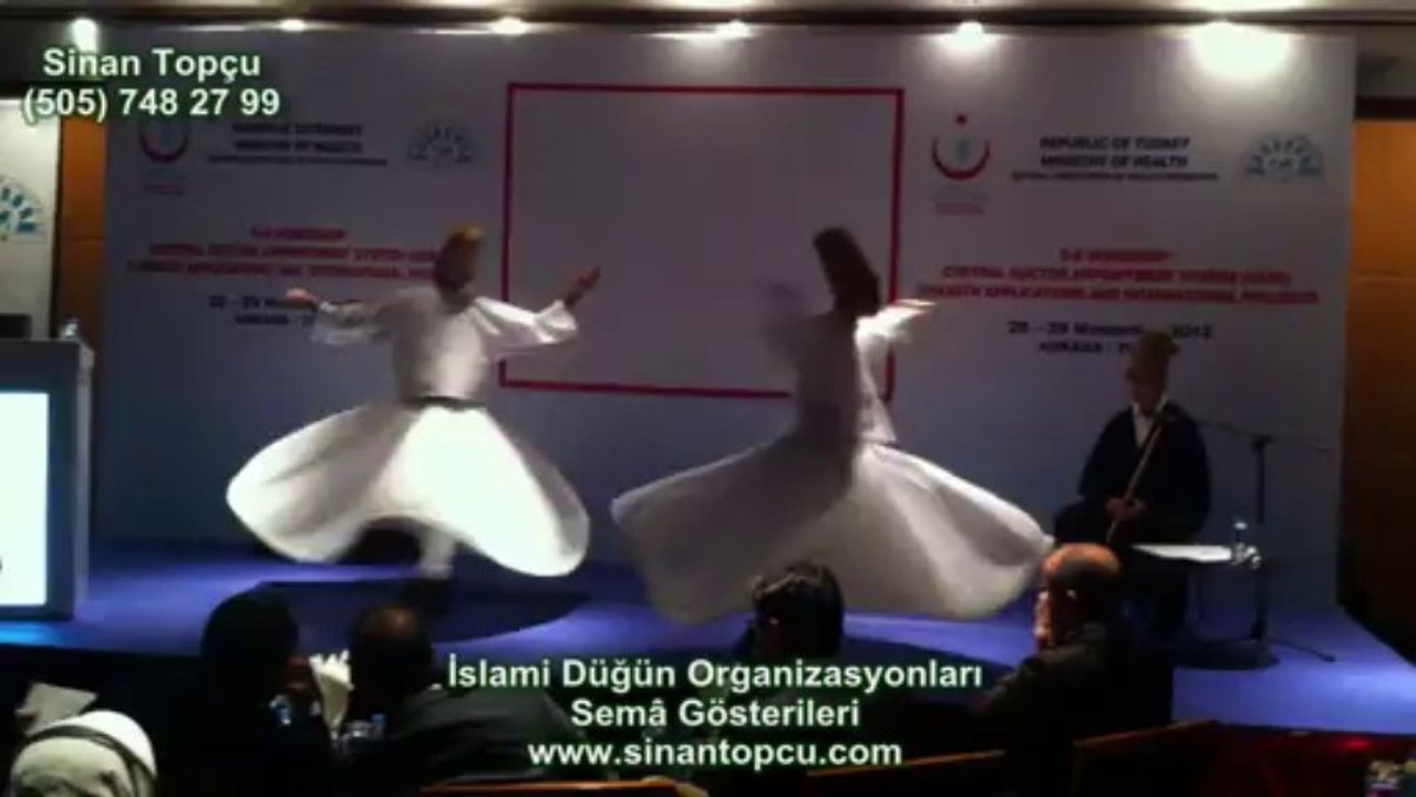 ankara rixos otel semazen gösterisi sağlık bakanlığı kurultayı ankara semazen grubu