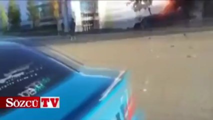 Korkunç kazadan hemen sonra