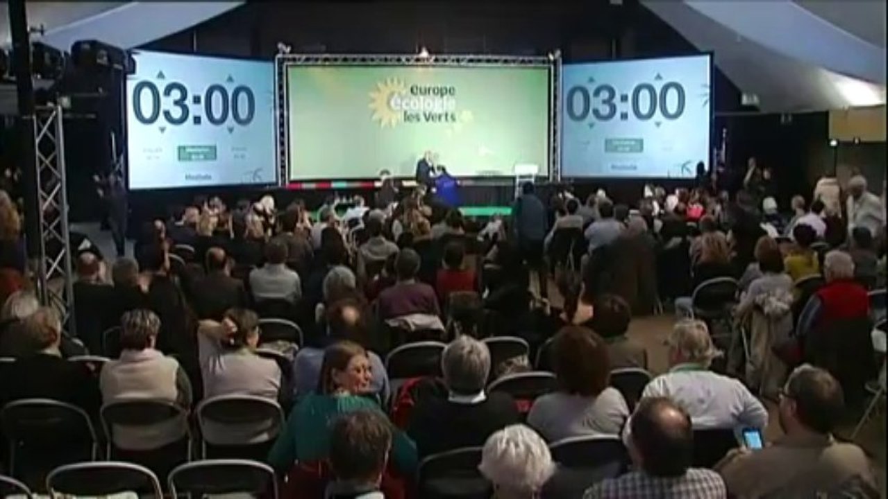 Huées et applaudissements pour Duflot au congrès d’EELV à Caen