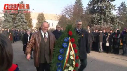 Gherla - Ziua Romaniei - festivitati, depunere coroane, defilare