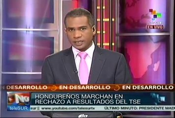 Alistan marcha masiva en Honduras en contra de fraude electoral