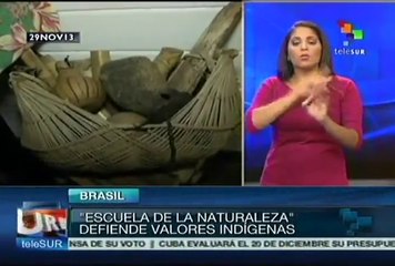 Escuela de la Naturaleza en Brasil facilita contacto con la naturaleza