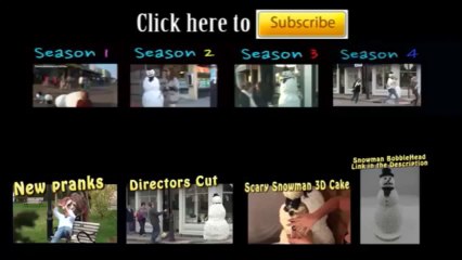 Freaky the scary snowman -