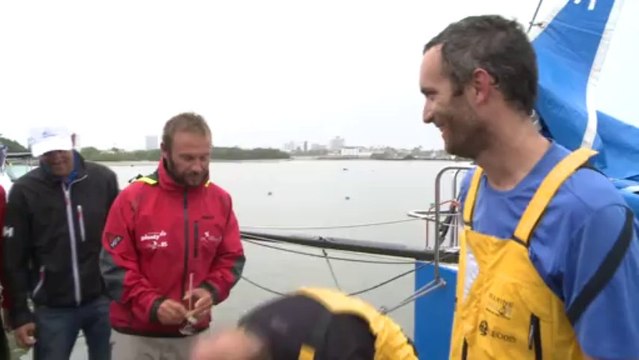 Jour 25 - Arrivée de SNCF-Geodis Class40) - Transat Jacques Vabre 2013