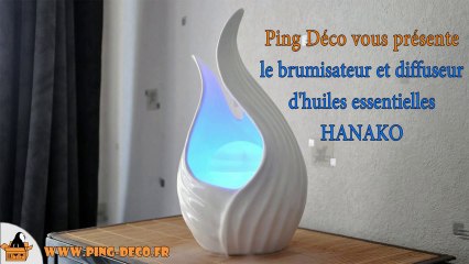 Brumisateur diffuseur ultrasonique Fleur HANAKO (disponible sur WWW.PING-DECO.FR)