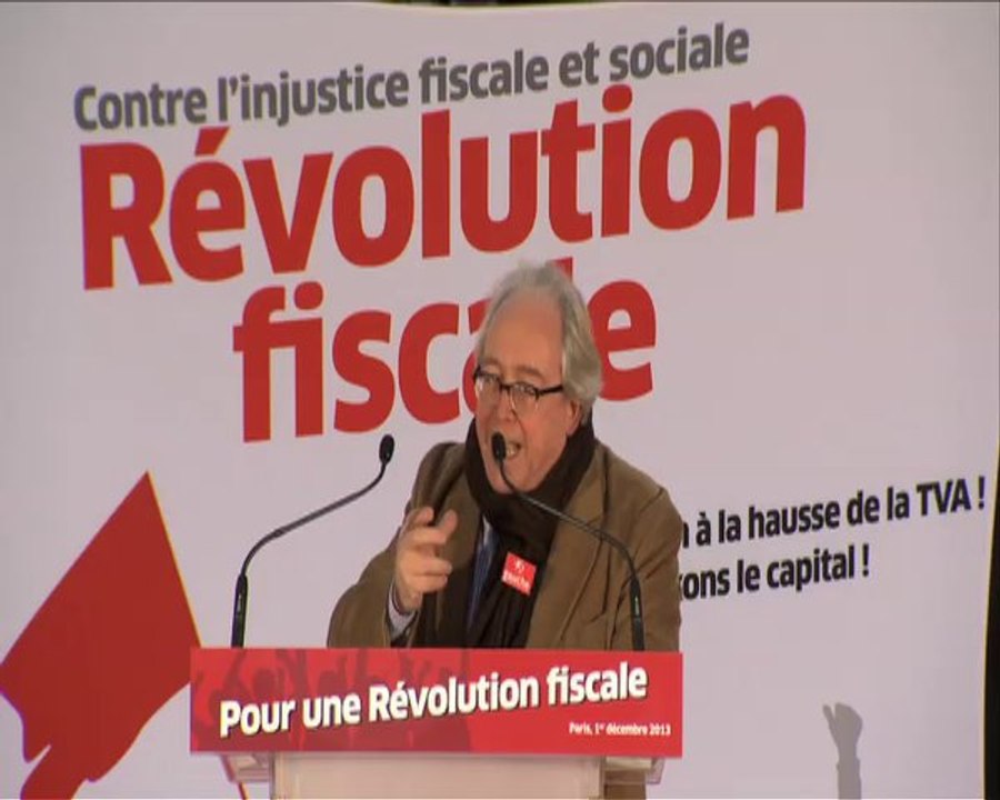 Marche pour la révolution fiscale - intervention de Christian Picquet