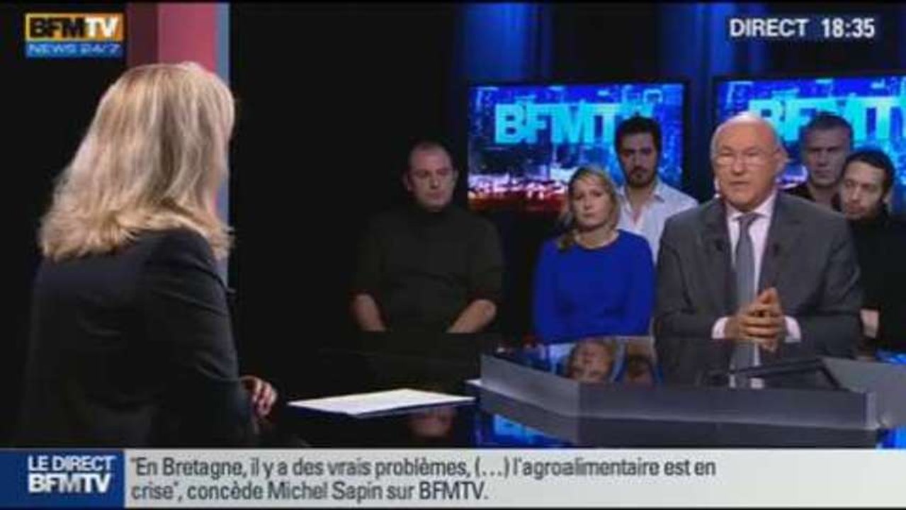 BFM Politique: L'interview de BFM Business, Michel Sapin répond aux questions de Hedwige Chevrillon - 01/12 2/6