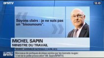 BFM Politique: L'interview de Michel Sapin par Christophe Ono-dit-Biot du Point - 01/12 3/6