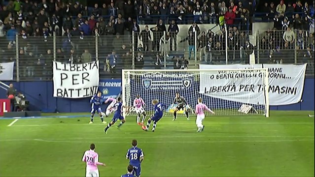 But Milos KRASIC (49ème) - SC Bastia - Evian TG FC - (2-0) - 01/12/13 (SCB - ETG)