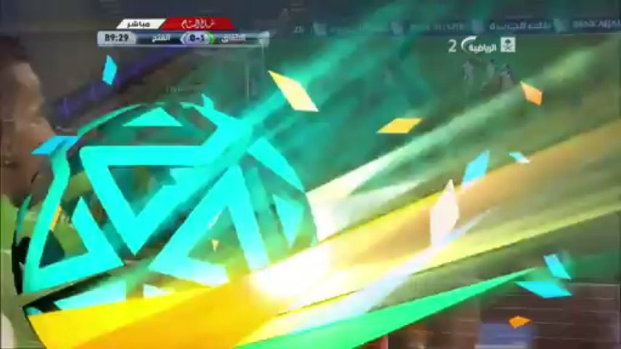 هدف الاتفاق الاول من محمد الراشد في الفتح - الاتفاق 2-0 الفتح HD