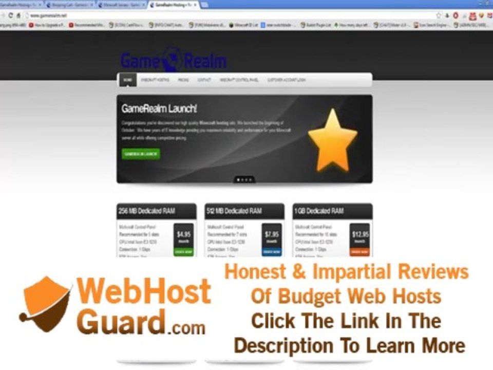 Cheapest Minecraft Server Hosting! Game Realm! (HD)