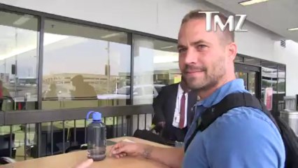 Paul Walker Dead TMZ's Last Footage of the Actor