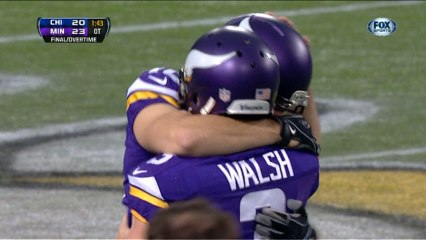 Blair Walsh 34-yard game-winning field goal
