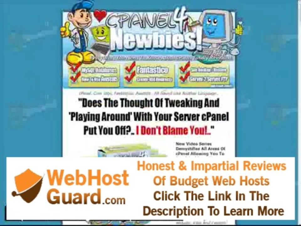 cPanel Hosting, MySQL, Fantastico, AWStats, Cron Jobs, All Made Easy Tutorial