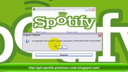Spotify Premium Code Generator 2013 Working 100%