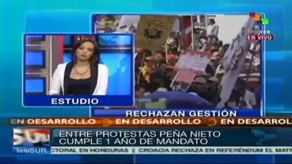 Tải video: México: protestas marcan primer año de gestión de Enrique Peña Nieto