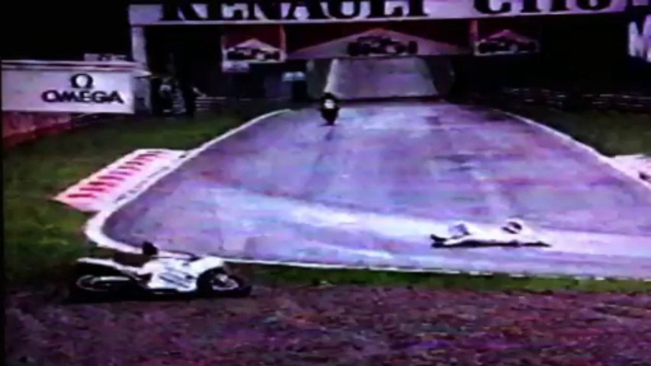 Bike Crash and Fire