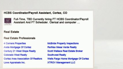 Find information on Cortez, CO