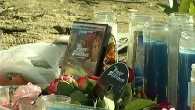 Paul Walker's co-star Tyrese Gibson cries at crash site