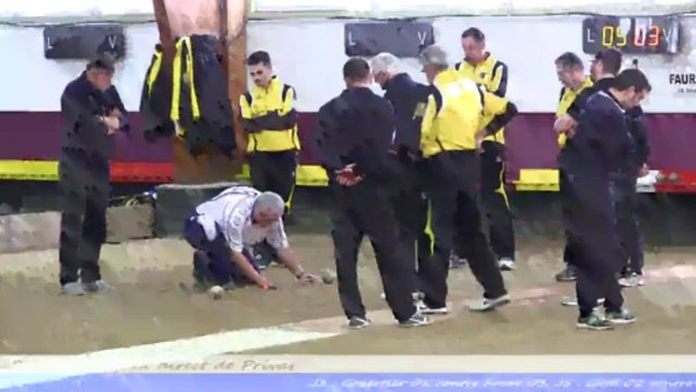 Demi-finales, seconde étape Super 16, Sport-Boules, Privas 2013