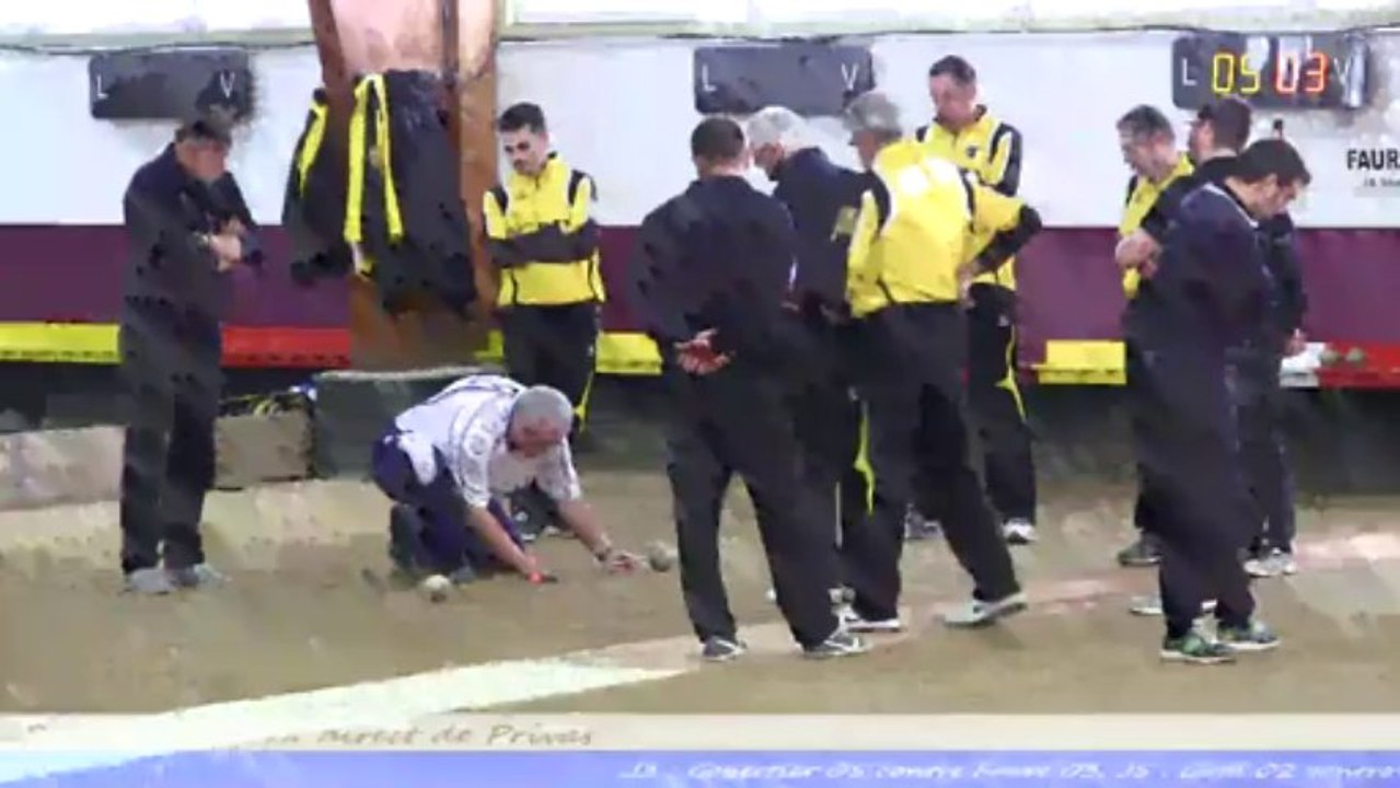 Demi-finales, seconde étape Super 16, Sport-Boules, Privas 2013