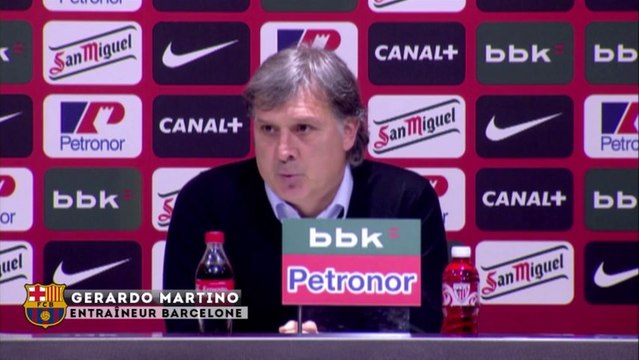 Martino : J'ai vu un très bon Barça