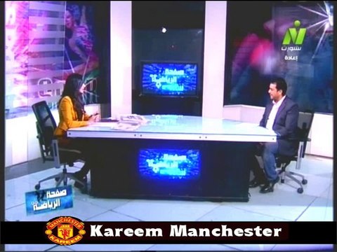 الاعلاميه هبه ماهر فى صفحه الرياضه مع الناقد الرياضي احمد الخضرى 1 ديسمبر 2013
