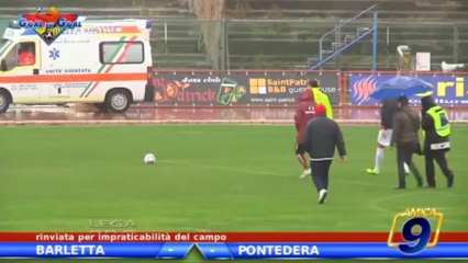 Barletta - Pontedera | Rinviata per impraticabilità del campo | Prima Div. Gir.B 14° Giornata