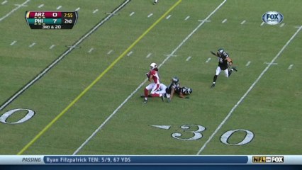 QB Palmer to WR Fitzgerald, 43-yd, pass, TD
