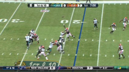 QB Henne to TE Harbor, 18-yd, pass, TD