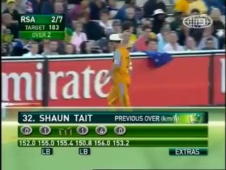 Deadly Shaun Tait Breaks AB De Villiers Rib