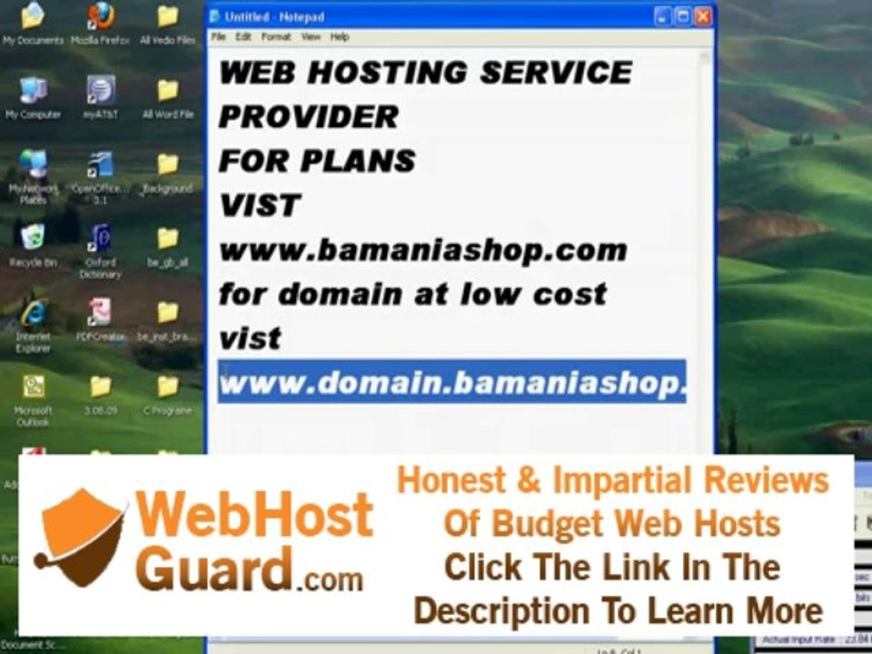 Low cost web hosting